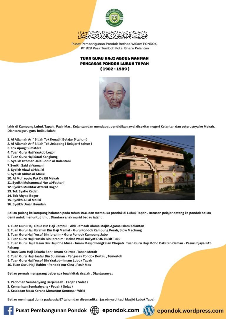 Hj Ab Rahman L Tapah