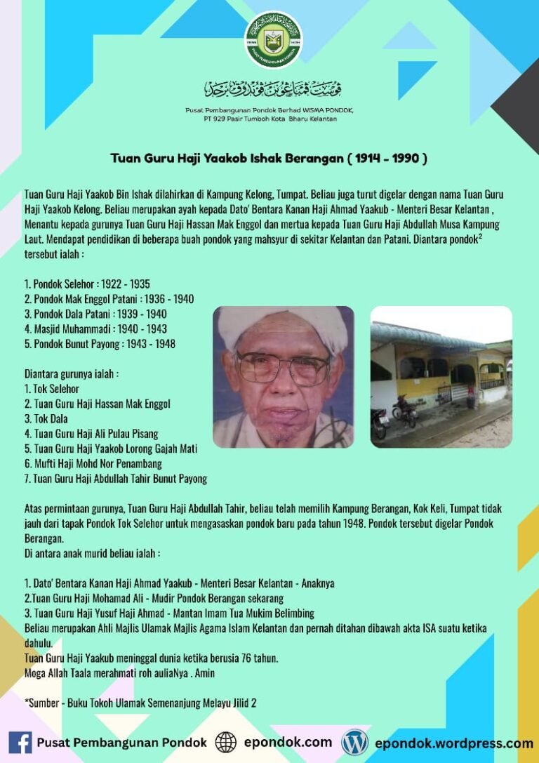 Tg Hj Yaakob Berangan
